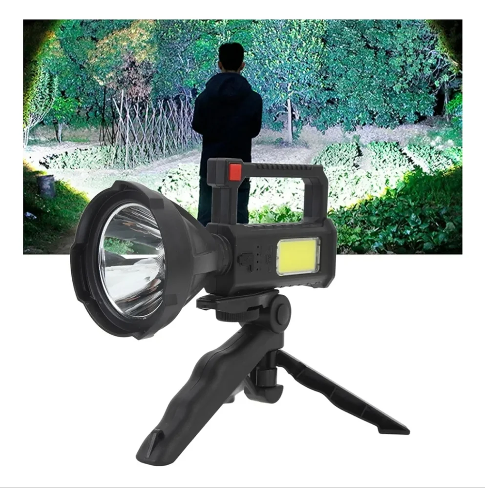 NWT Handheld Spotlight Flashlight, Spotlight Outdoor with Multifunction Bracket